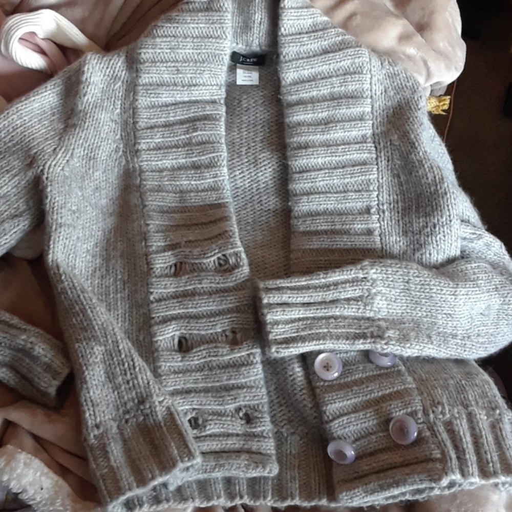 J Crew sweater jacket
